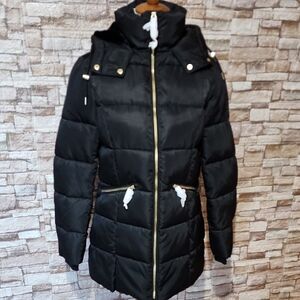 Rebecca Minkoff Brand New Women's Black Puffer Jacket